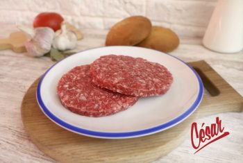 Hamburguesas de ternera grande bandeja de 4 unidades